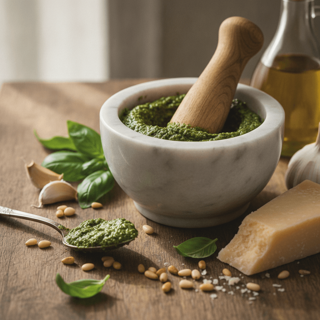 Vibrant Basil Pesto Recipe (That Stays Green!)