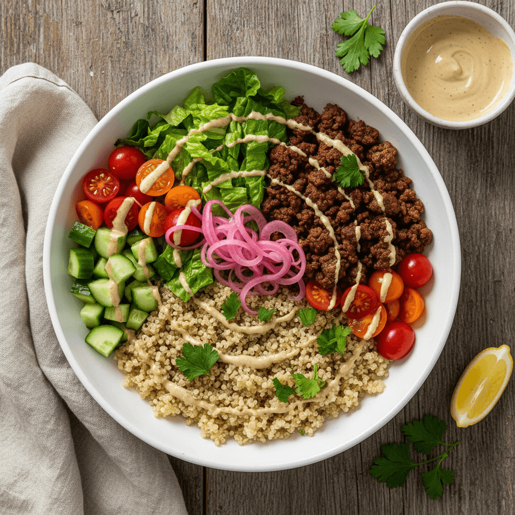 Easy Meal Prep Burger Bowls (My Go-To Weekly Recipe)