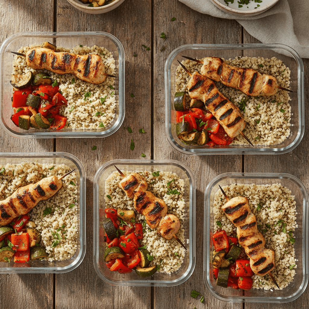 Perfect Grilled Chicken Skewers for Easy Meal Prep