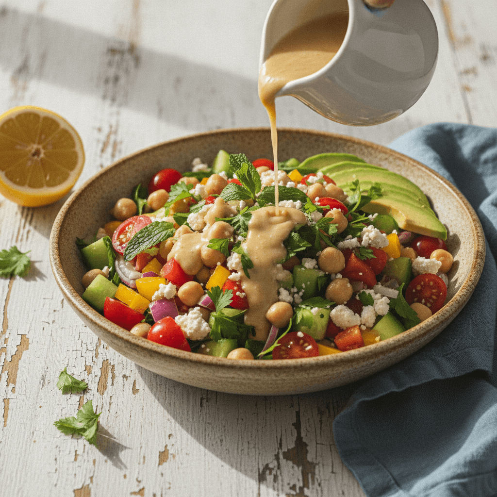 The Ultimate Chickpea Salad Recipe (Creamy & Fresh)