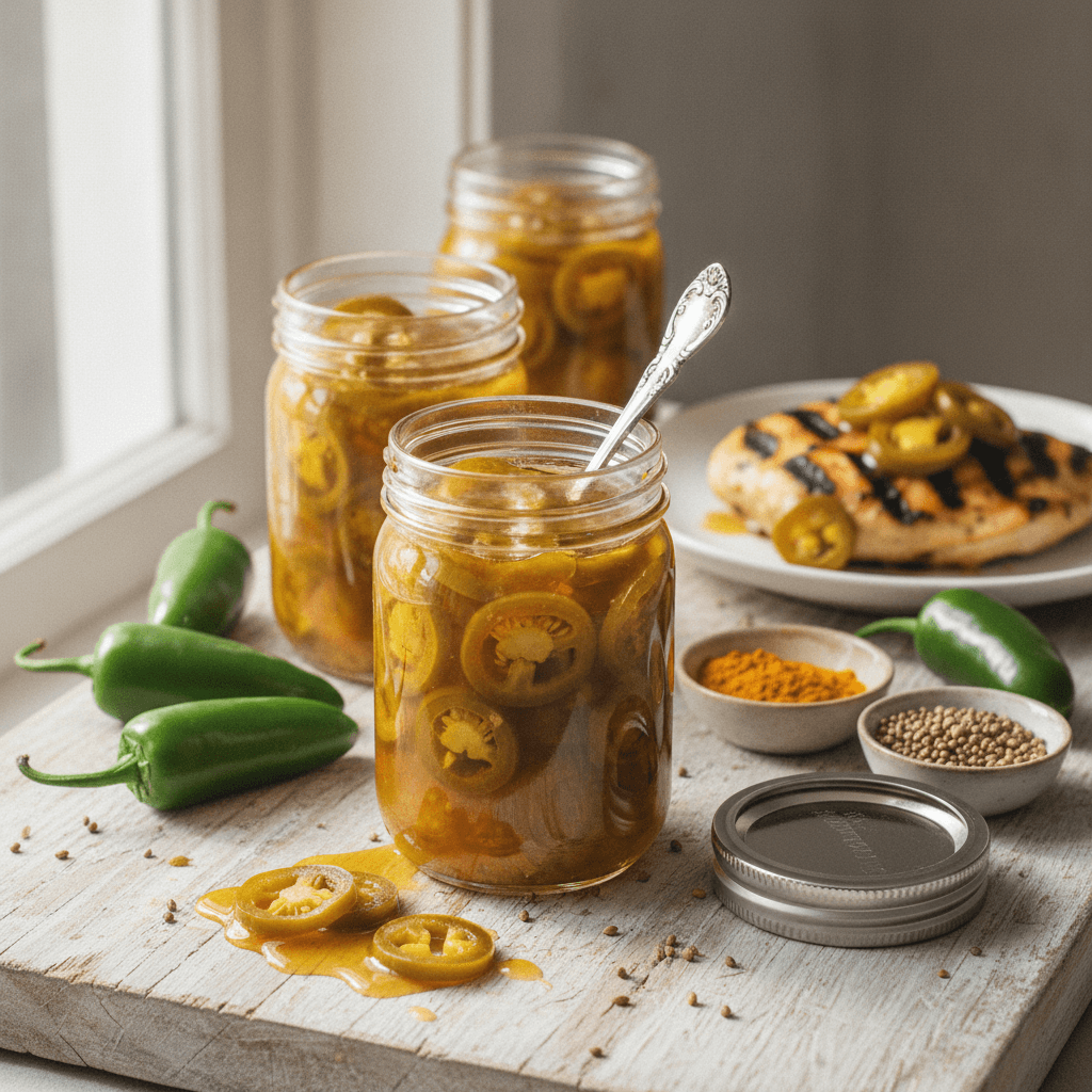 My Favorite Cowboy Candy Recipe (Sweet & Spicy Jalapeños)