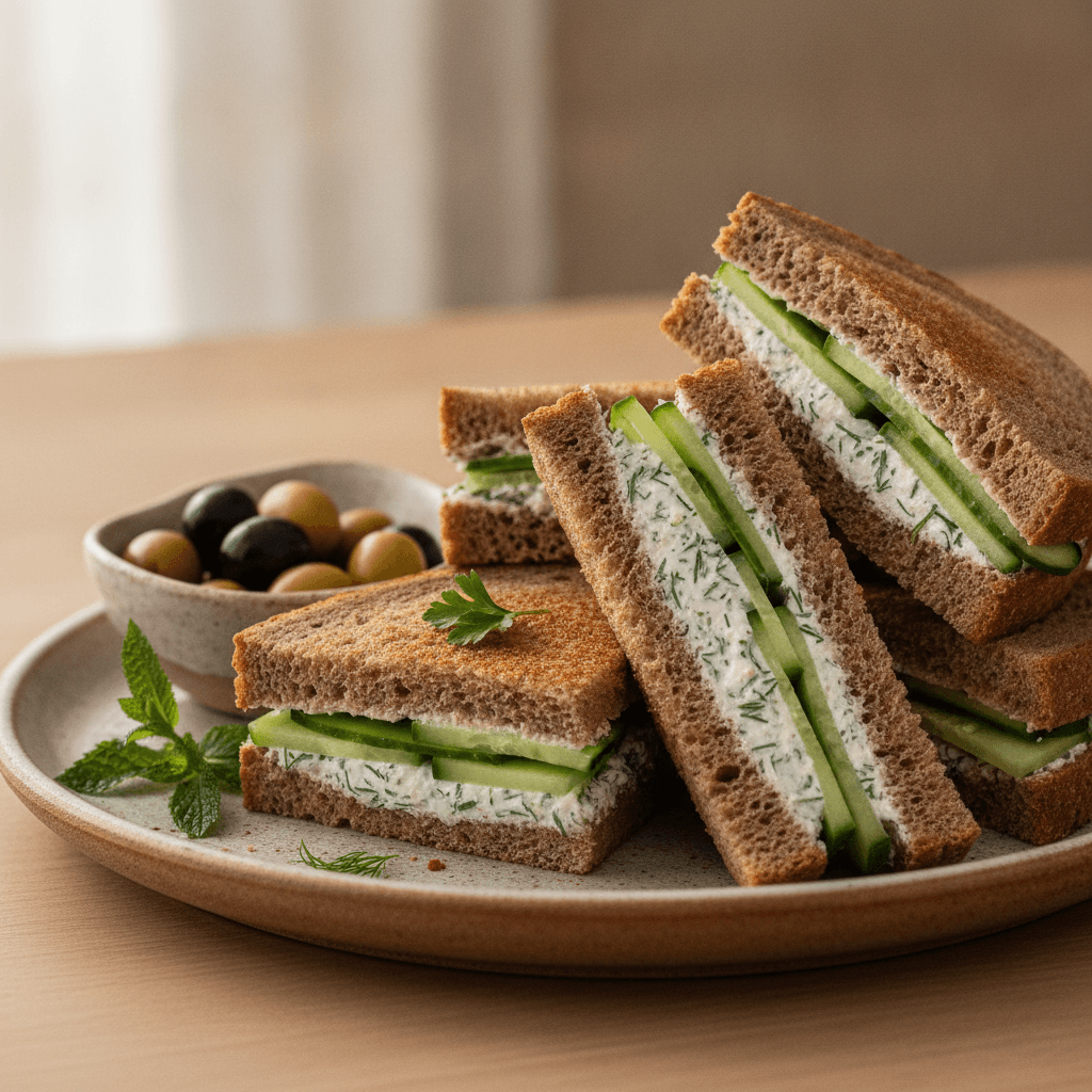 Healthy Cucumber Sandwiches (High-Protein, Easy Recipe)