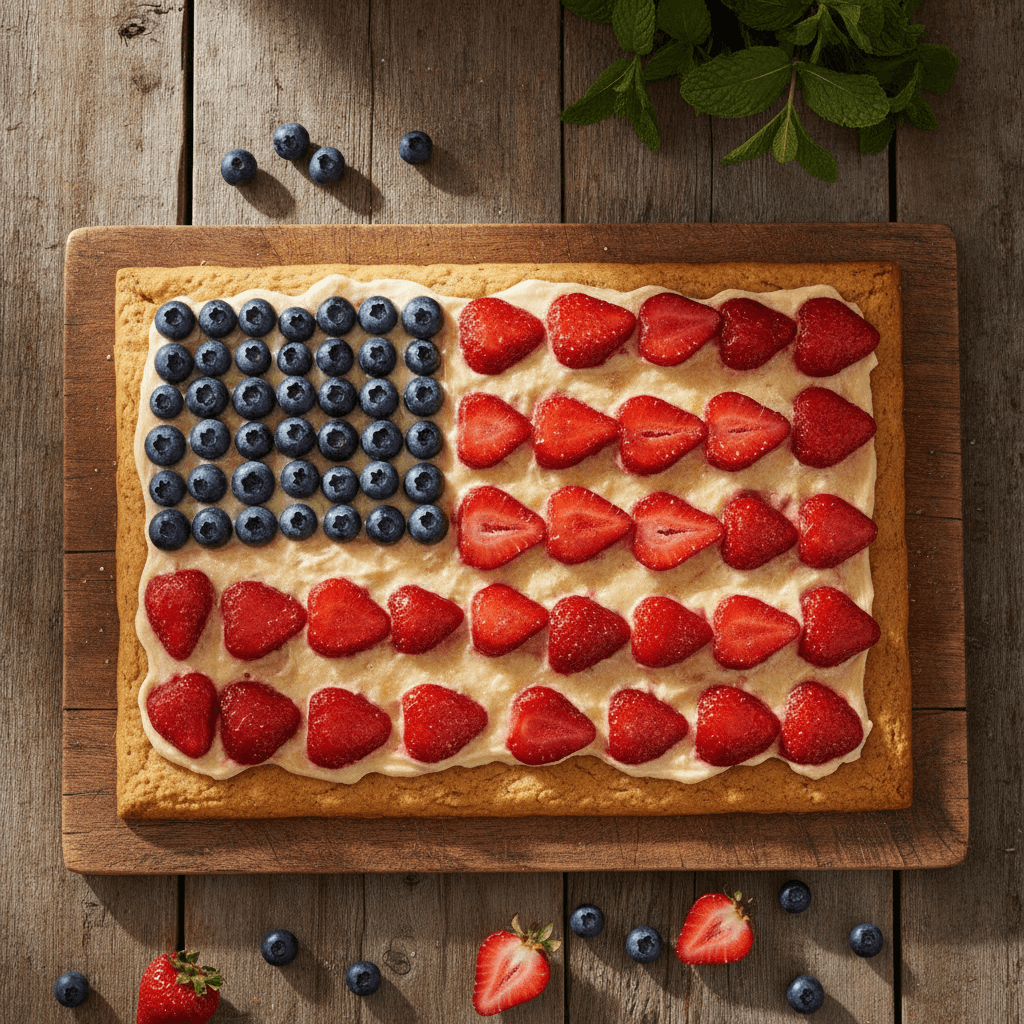Easy Flag Fruit Pizza Recipe (Perfect for Gatherings!)