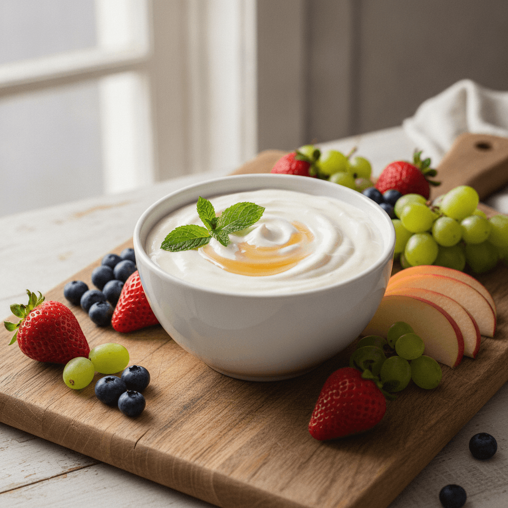 Creamy & Healthy Fruit Dip (5-Minute Recipe!)