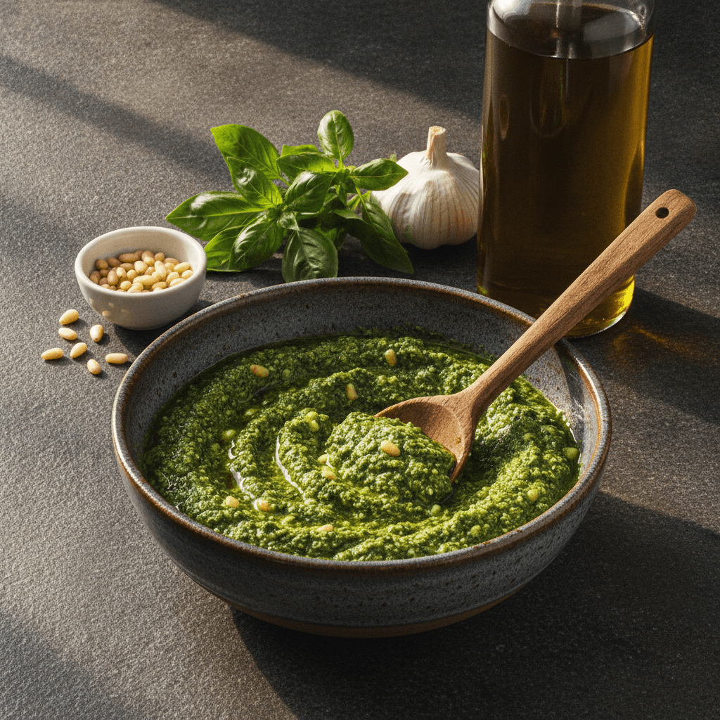 The Best Homemade Pesto Recipe (Authentic & Easy)