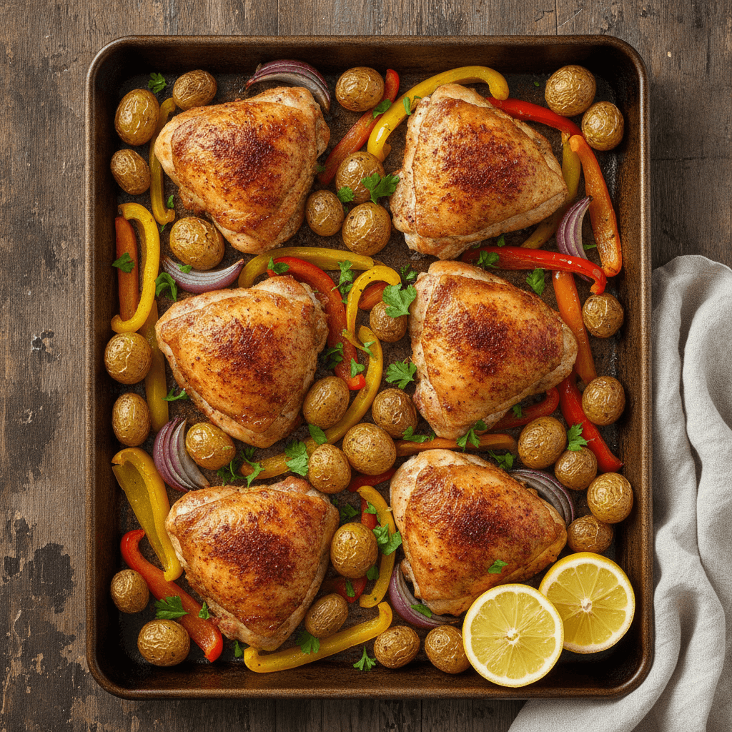 Easy One-Pan Sumac Chicken and Veggies Recipe