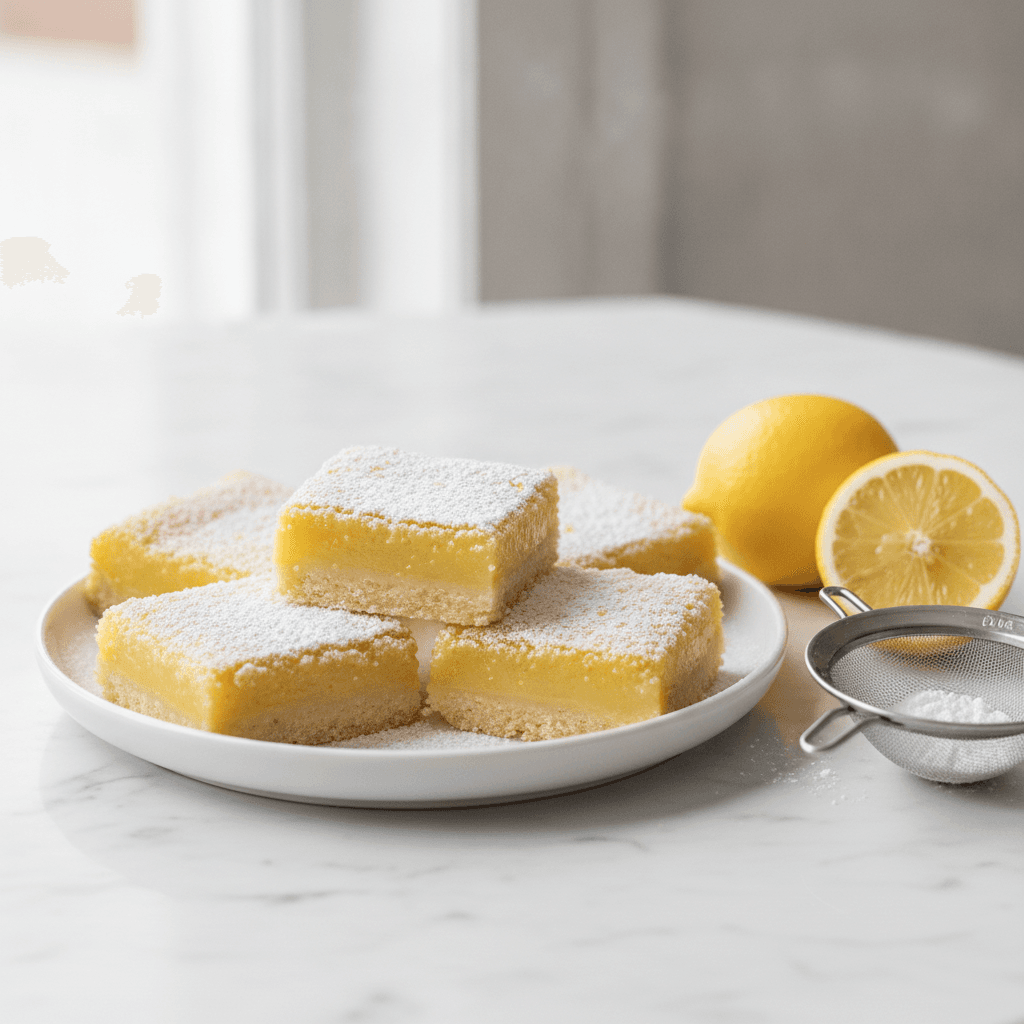 Sunshine Lemon Bars with Buttery Shortbread Crust