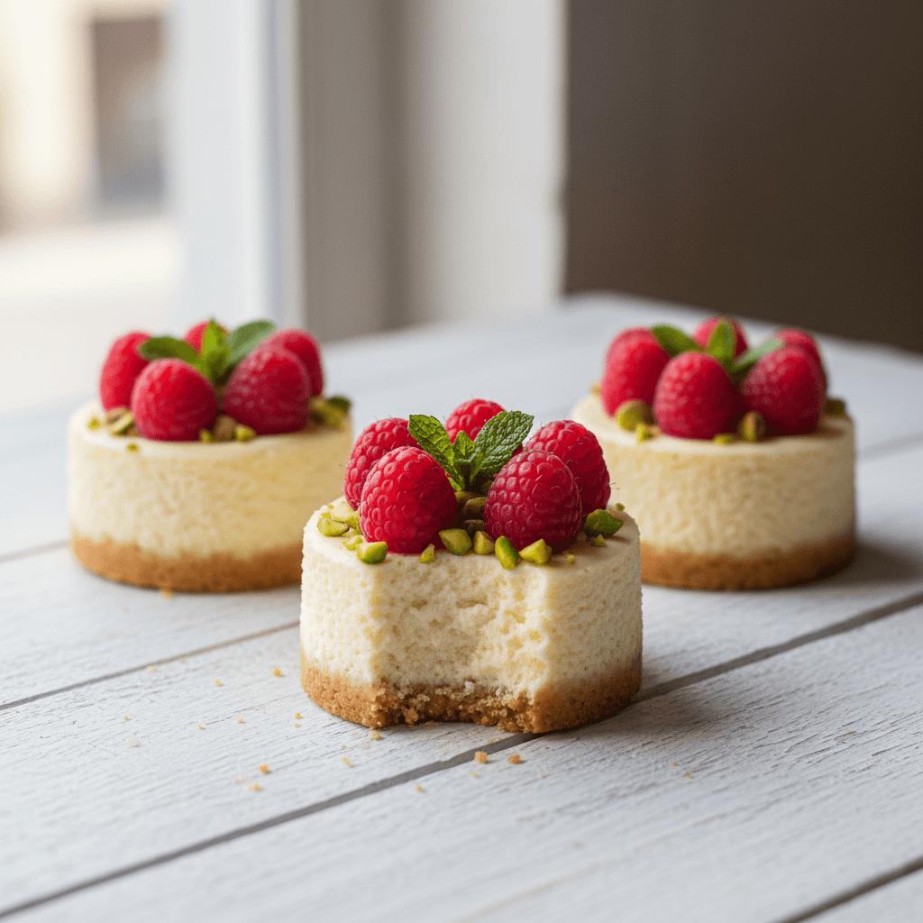 Perfect Mini Cheesecakes (Easy No-Water-Bath Recipe!)