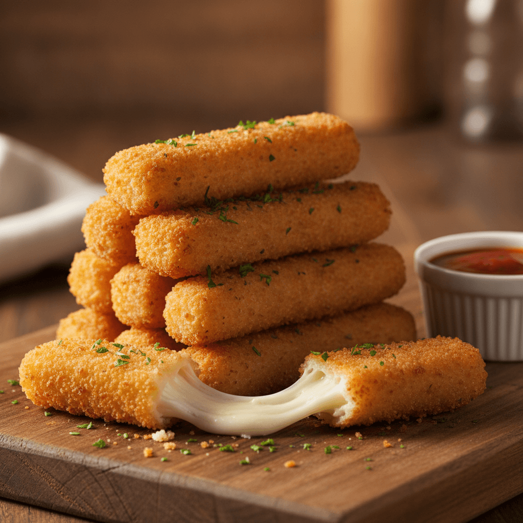 The Best Crispy Mozzarella Sticks Recipe (Easy & Foolproof)