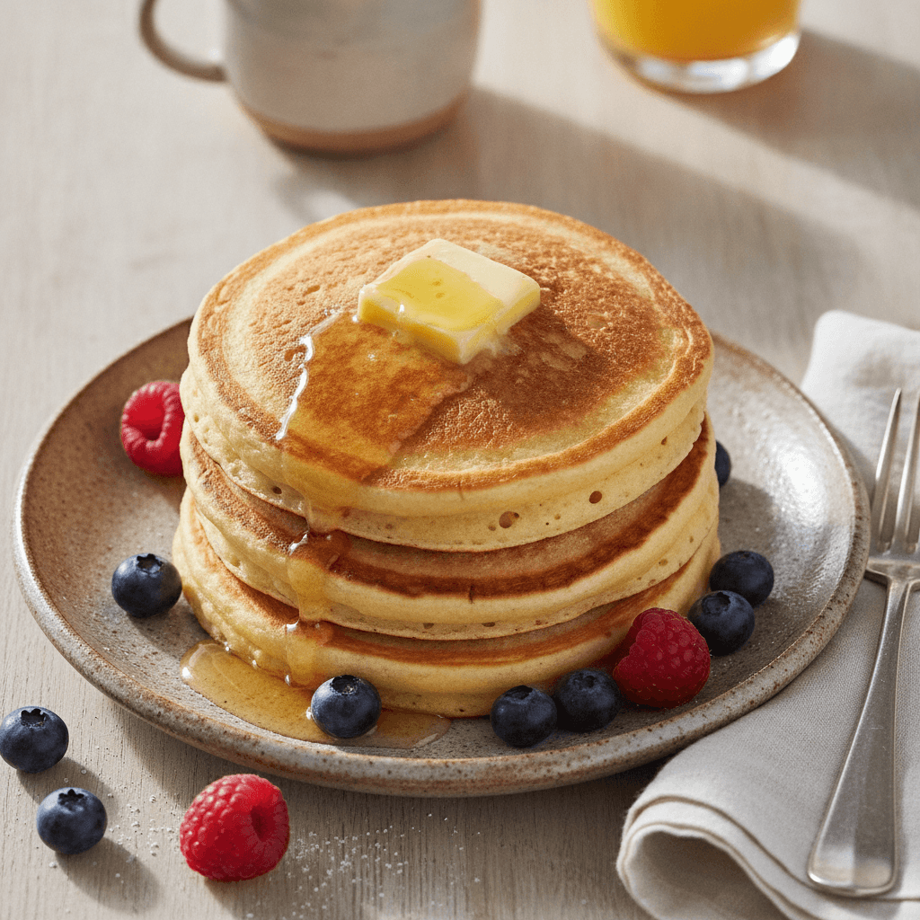 Perfectly Fluffy Pancakes from Scratch (Easy Recipe)
