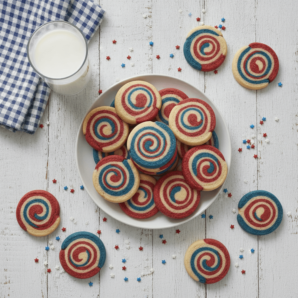 Easy Patriotic Cookies (Soft Red, White & Blue Recipe)