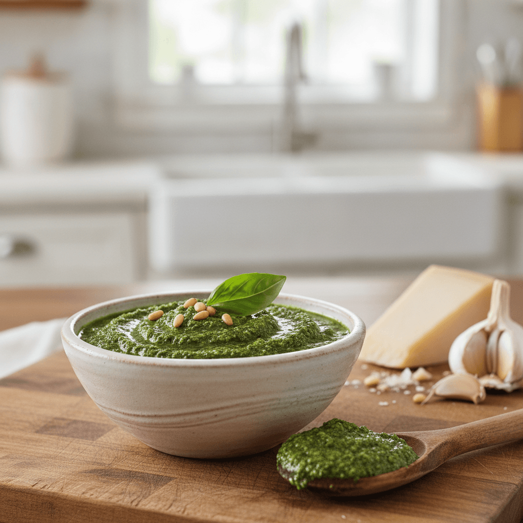 Easy 10-Minute Basil Pesto Recipe