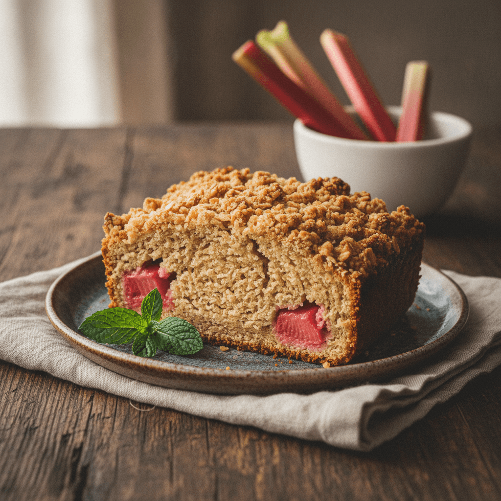 Spiced Rhubarb Bread Recipe (Moist & Easy!)