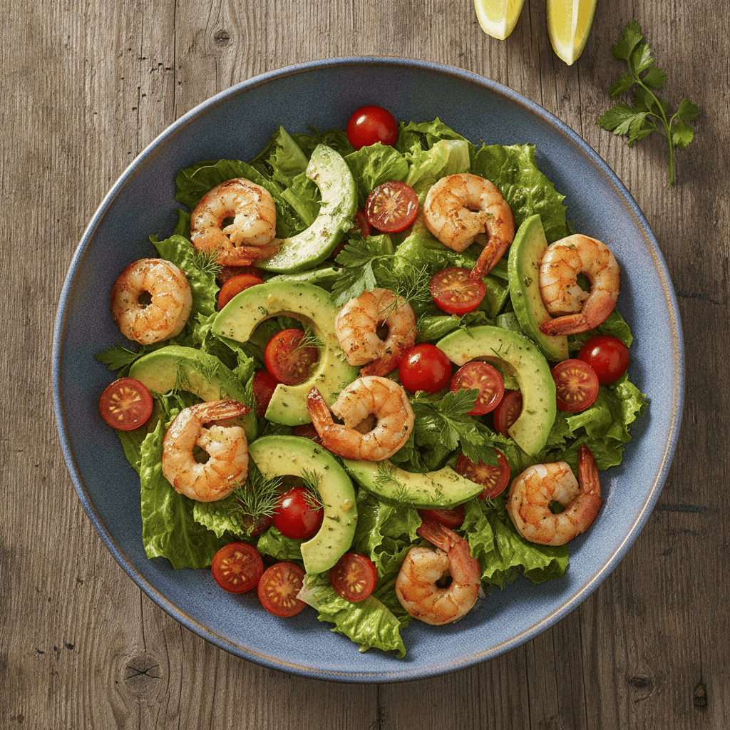 Easy Shrimp Avocado Salad (Fresh, Healthy & Quick!)