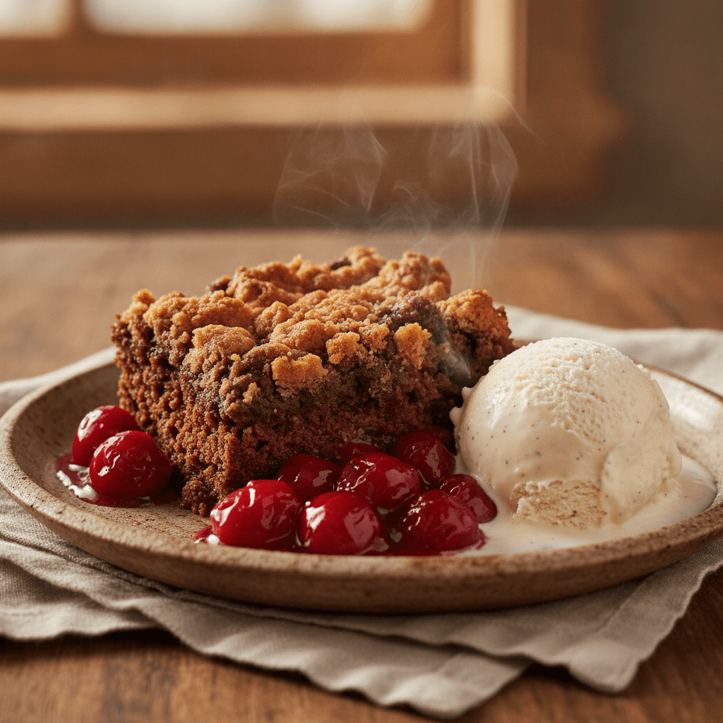 Easy 3-Ingredient Chocolate Cherry Dump Cake Recipe