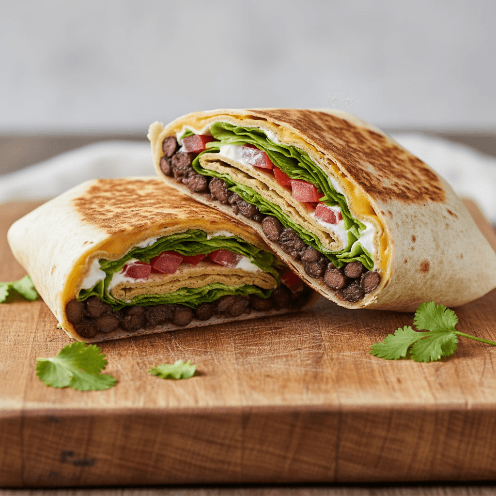 Easy Black Bean Crunch Wrap Supreme | 30-Minute Recipe