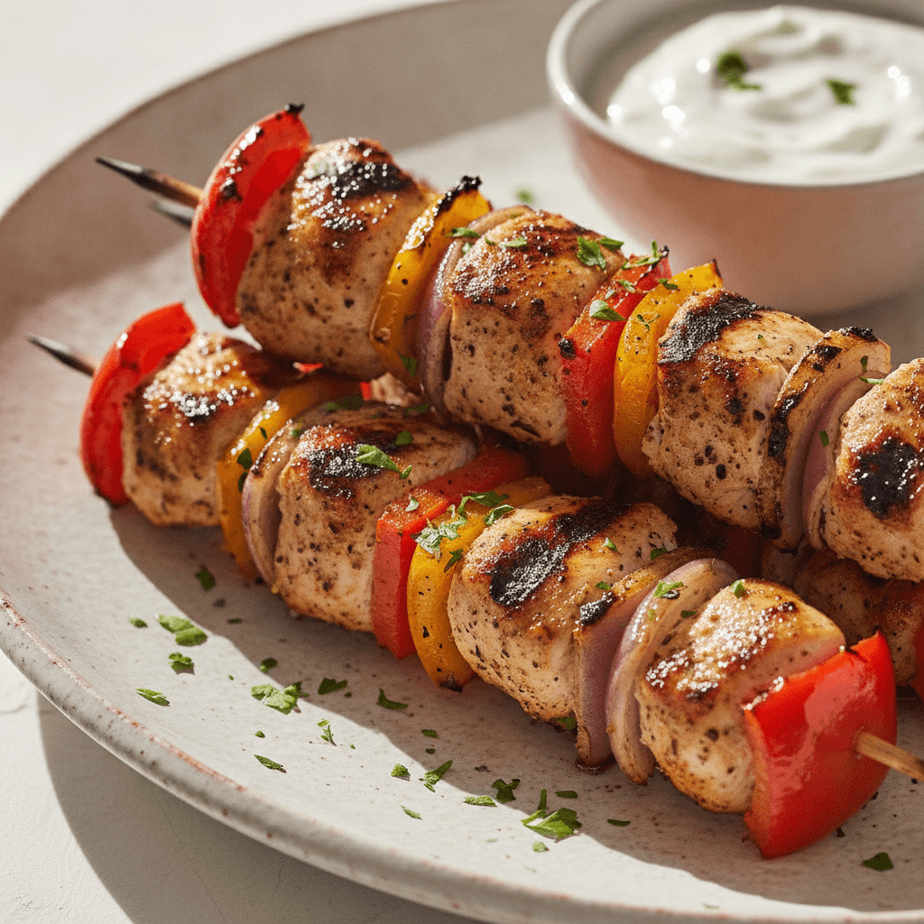Juicy Grilled Chicken Kabobs (Best Marinade!)
