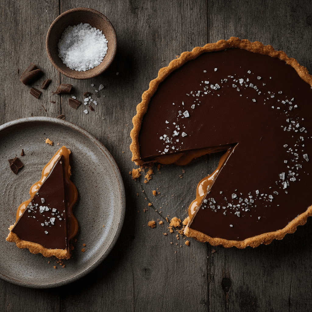 Easy Chocolate Salted Caramel Tart (Budget-Friendly!)