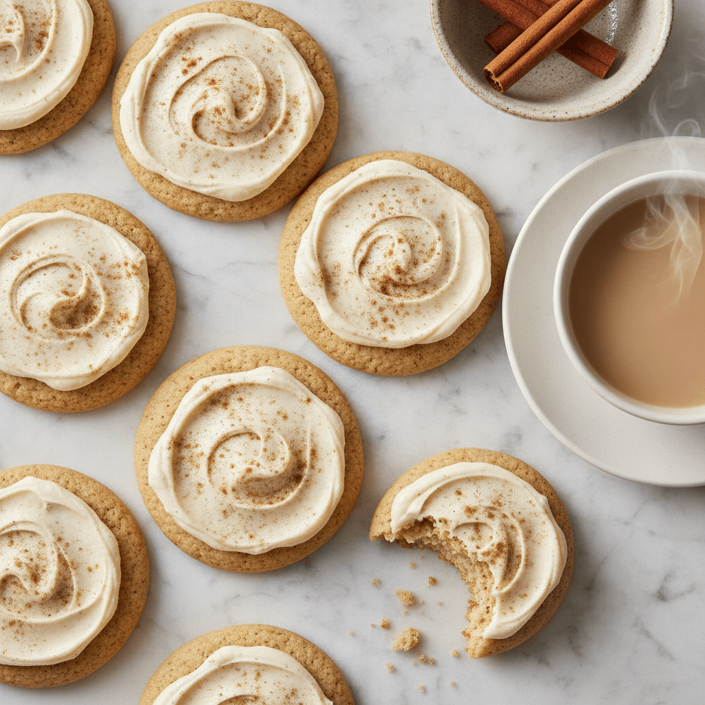 Soft Cinnamon Cream Cheese Cookies (Easy Recipe!)