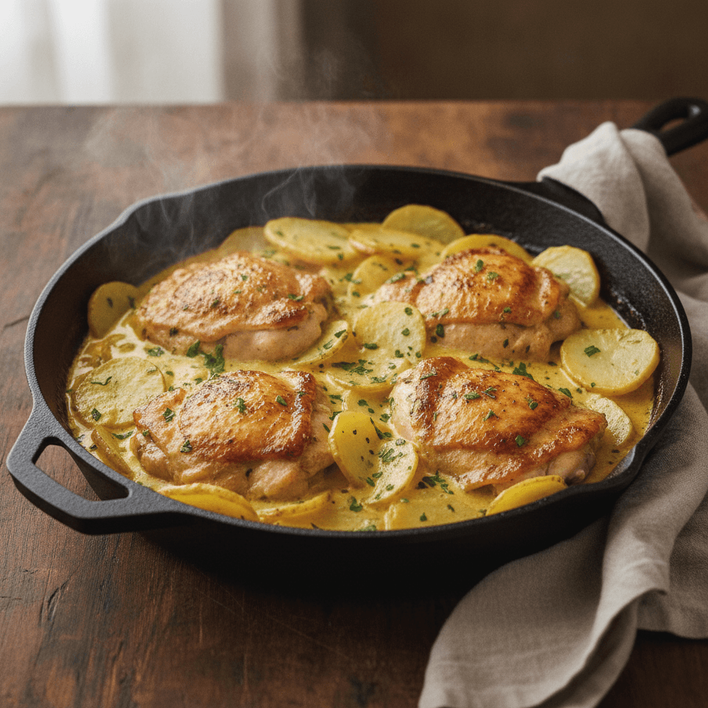 Ultimate Creamy Dijon Chicken and Potatoes Recipe