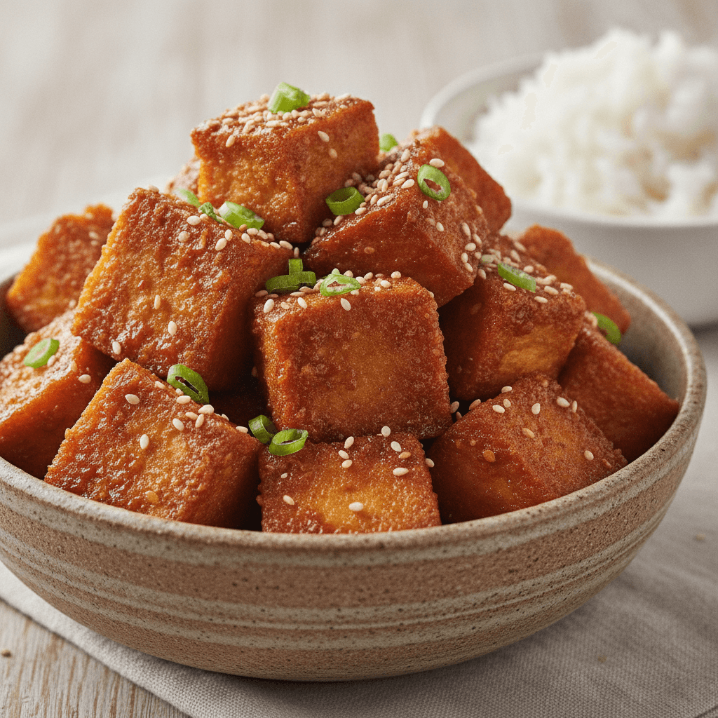 Ultimate Crispy Gochujang Korean Tofu (Easy Recipe)