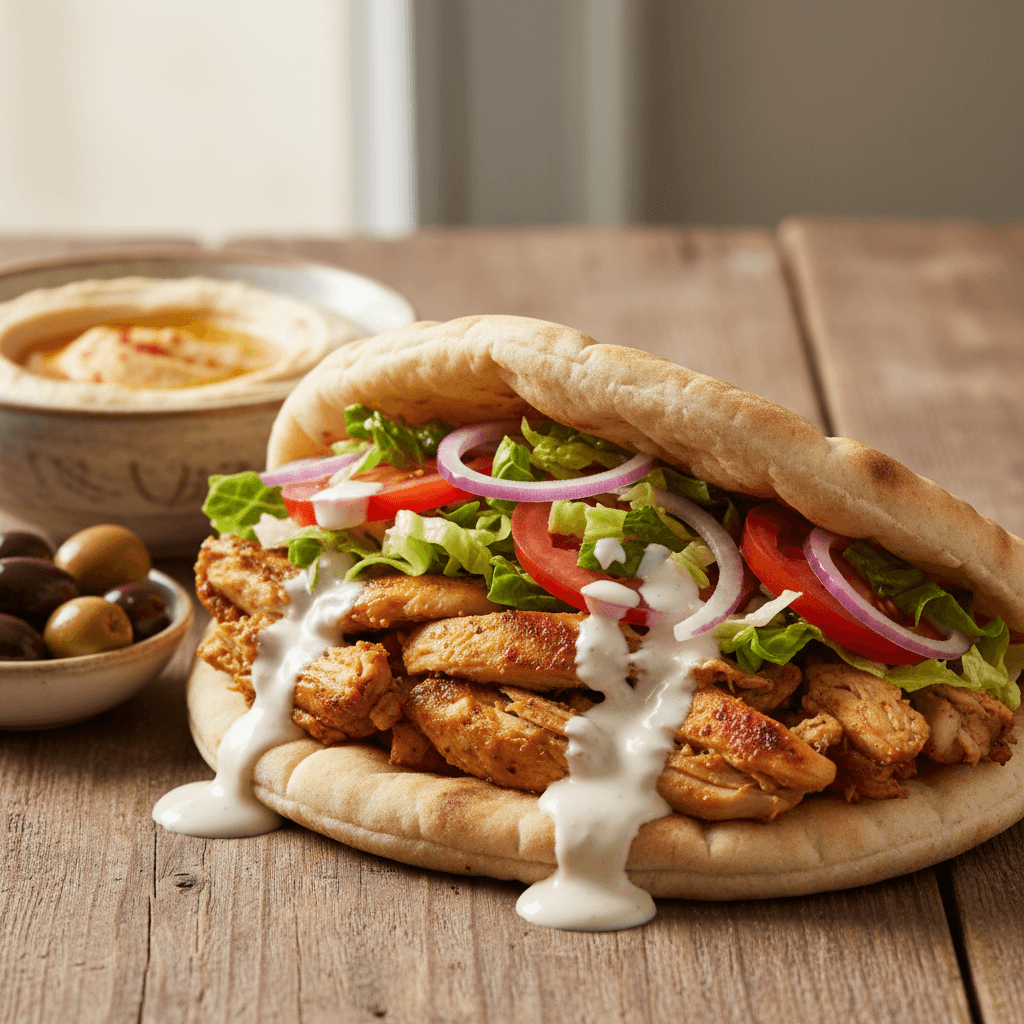 Easy Slow Cooker Chicken Shawarma - Flavorful & Simple!
