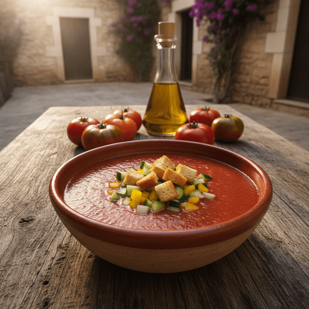 Authentic Gazpacho Recipe (Andalusian-Style)