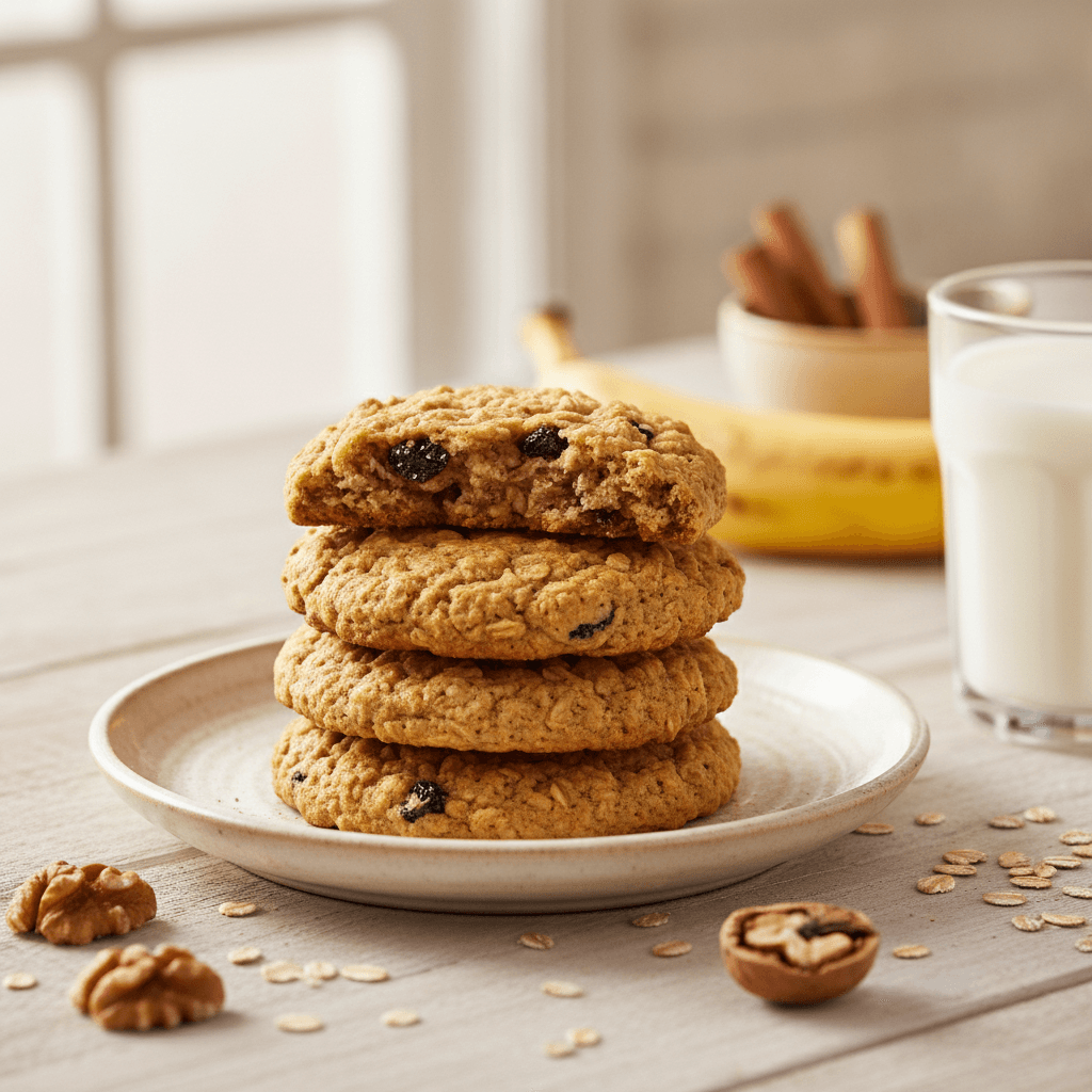 The Best Healthy Banana Oatmeal Cookies (Easy & Chewy!)