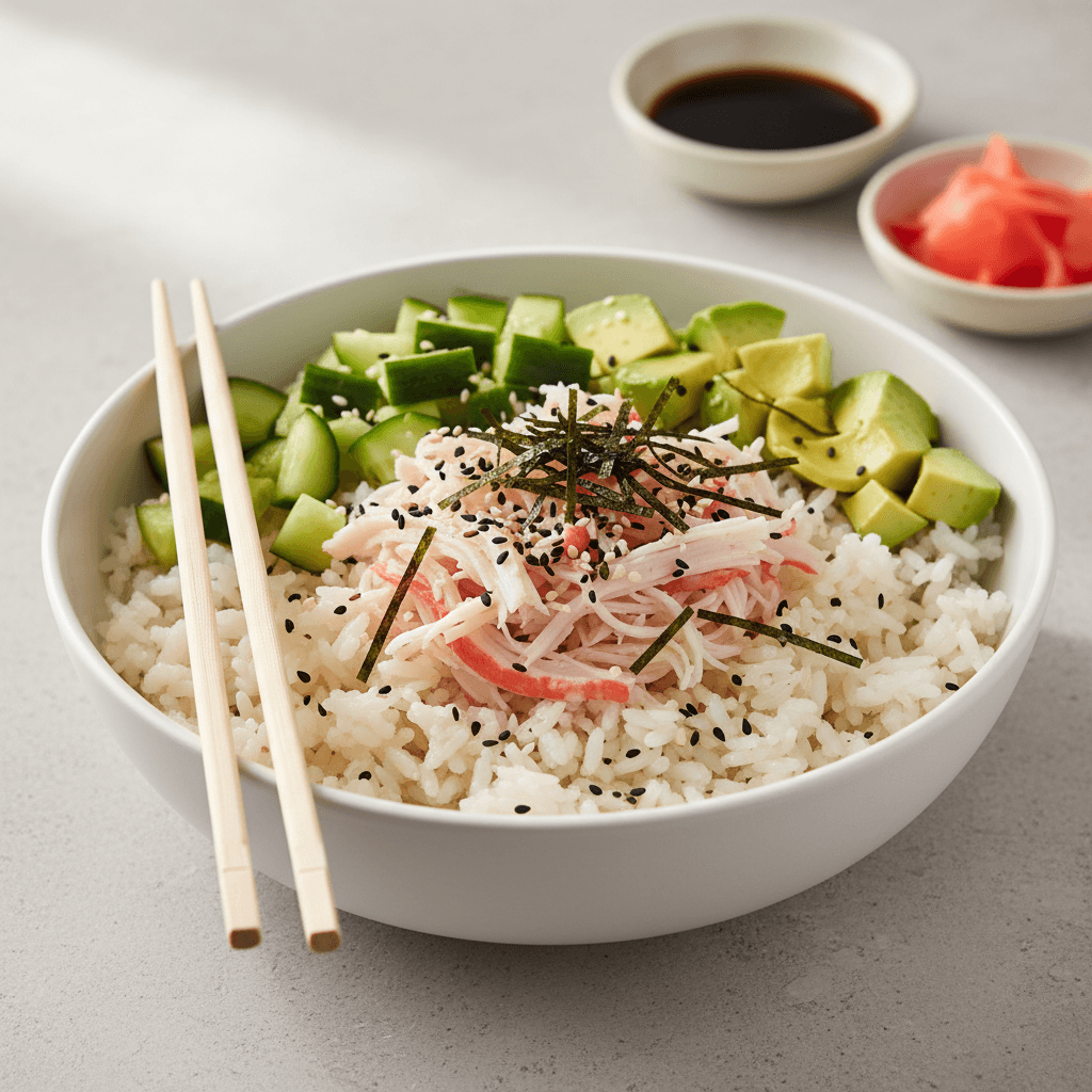 Healthy California Roll Sushi Bowls (Easy Meal Prep!)