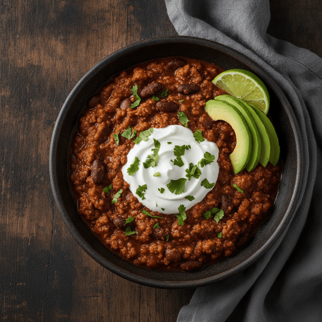Easy One-Pot High Protein Soya Chilli
