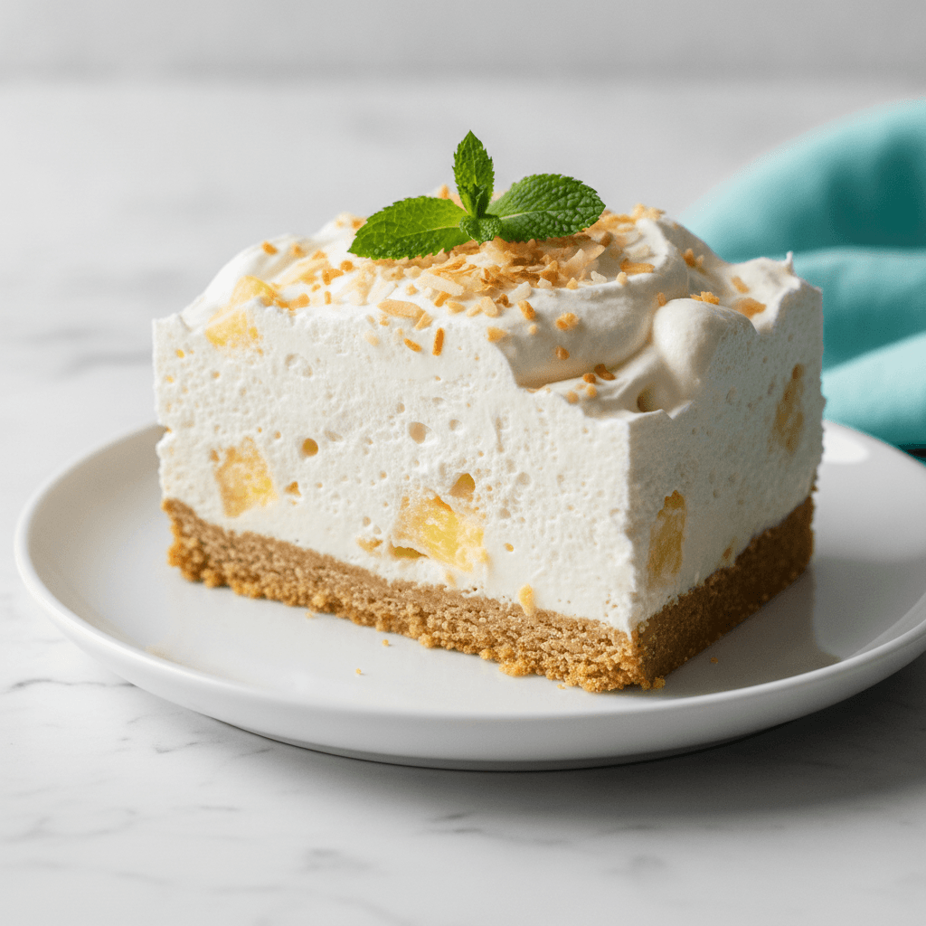 Dreamy No Bake Pineapple Cream Dessert Recipe