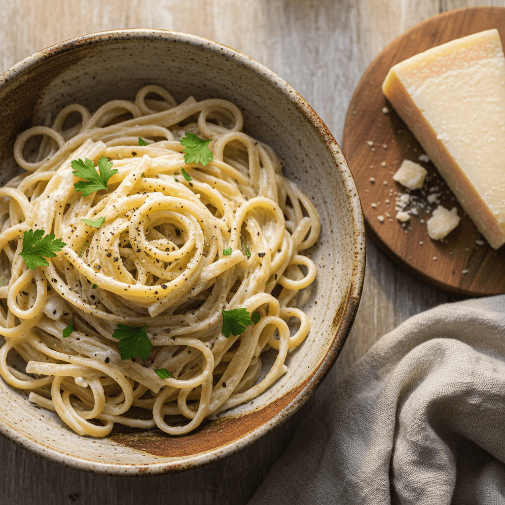 Easy One Pot Creamy Garlic Pasta Recipe