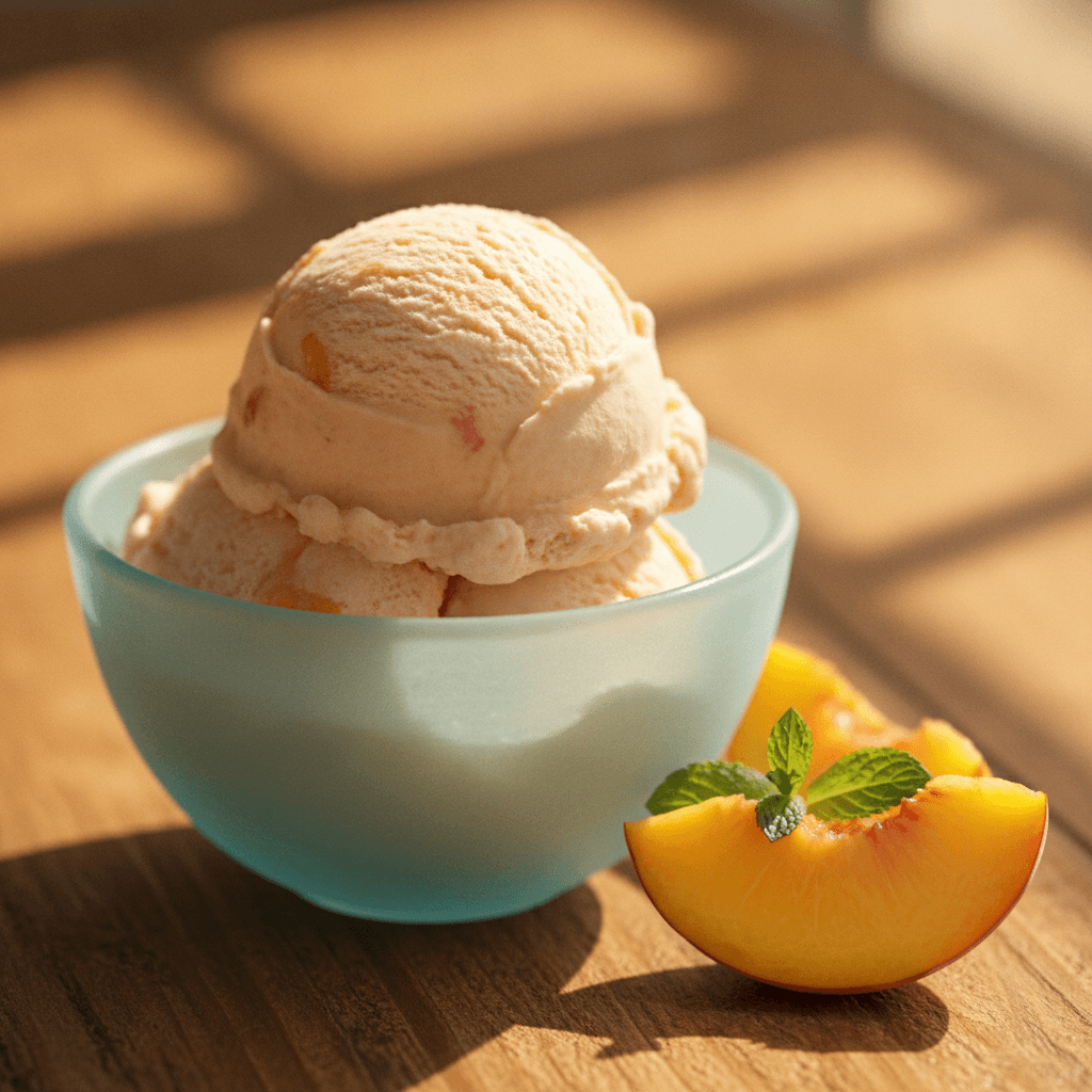 The Ultimate Creamy Peach Ice Cream Recipe
