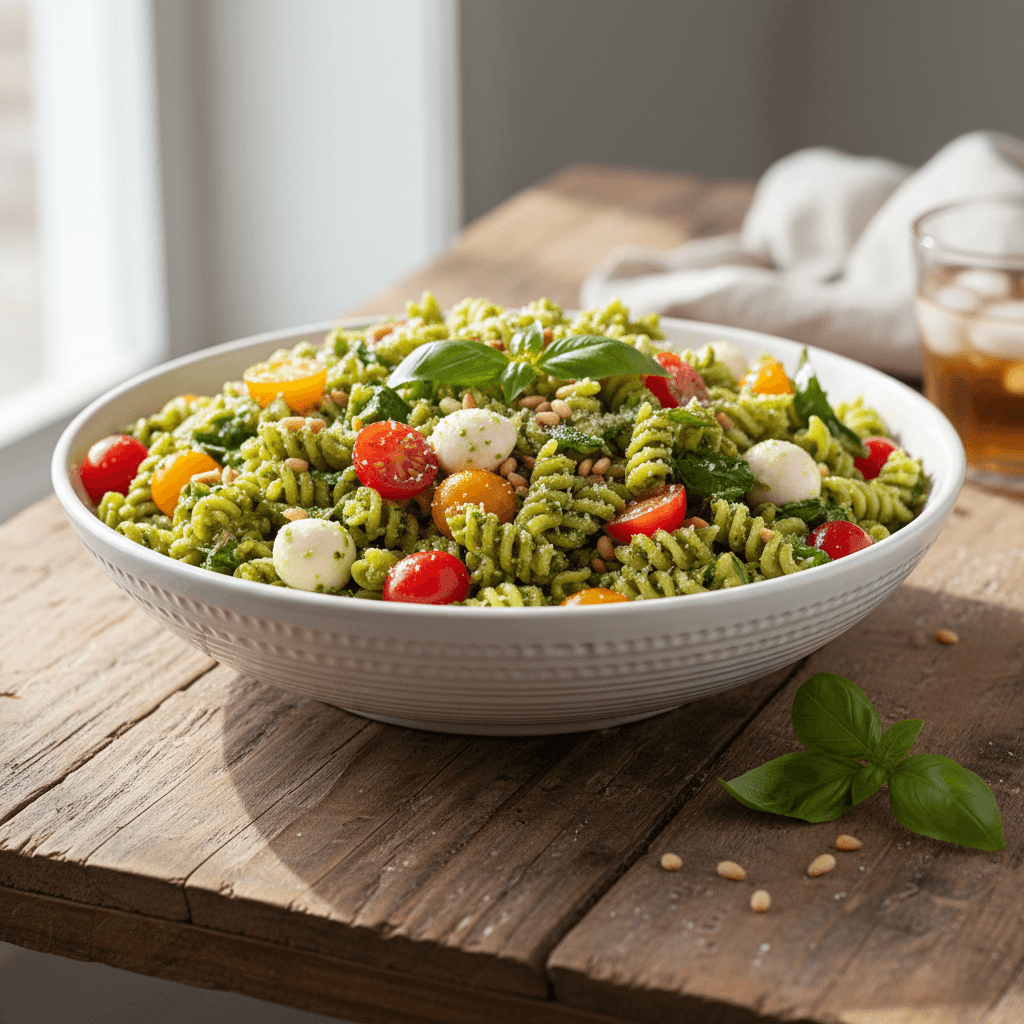 Easy Pesto Pasta Salad Recipe (Fresh & Vibrant)