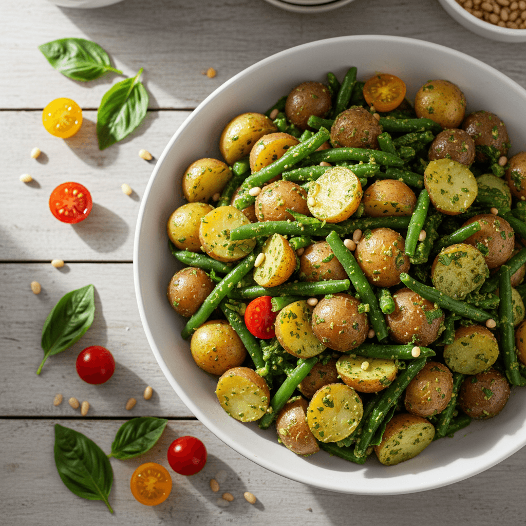 Vibrant Pesto Potato Salad (Healthy & Fresh)
