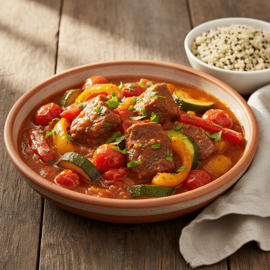 Slow Cooked Summer Beef Casserole (Perfect for Meal Prep)