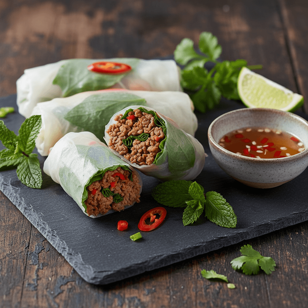 Thai Basil Beef Rolls: A Quick & Flavorful Dinner Recipe
