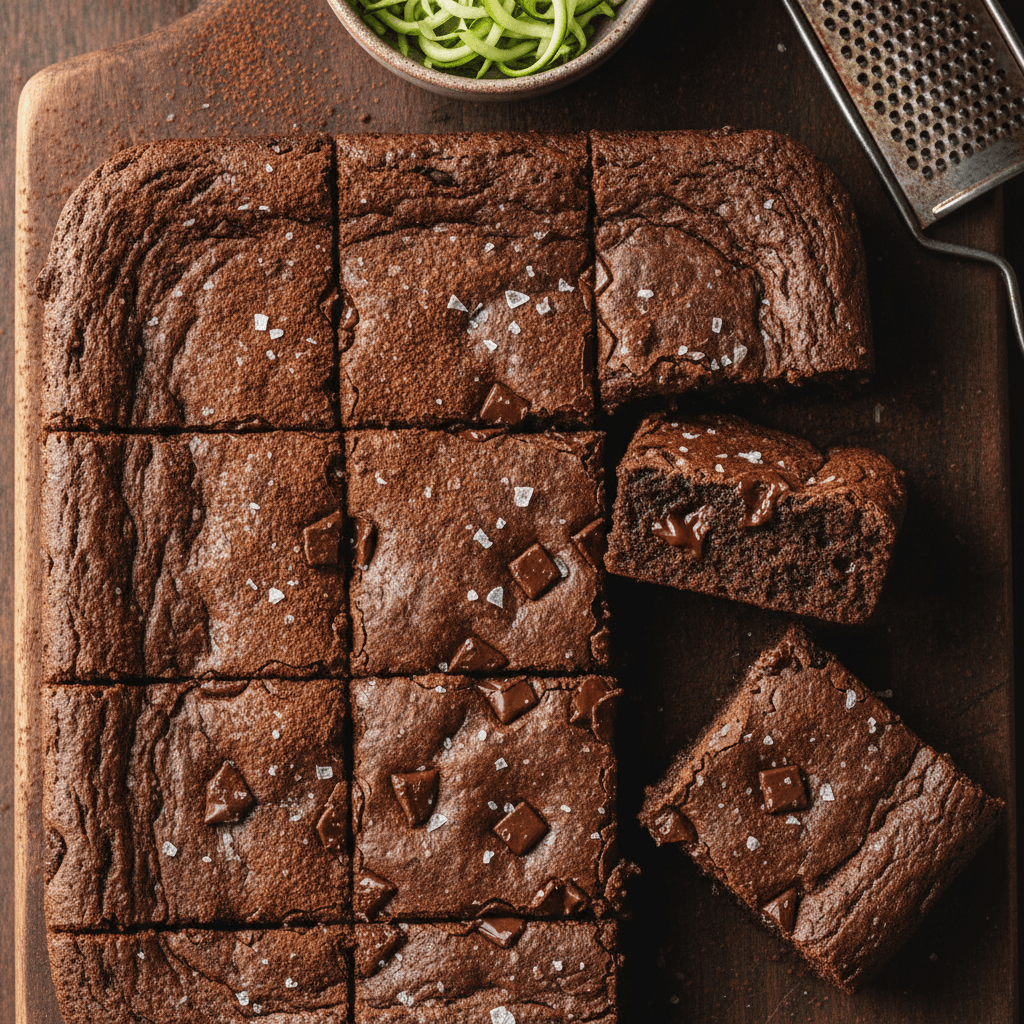 Ultimate Fudgy Zucchini Brownies (So Moist!)